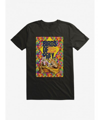 DC Comics Birds Of Prey Harley Quinn Movie Poster Black T-Shirt $9.18 T-Shirts