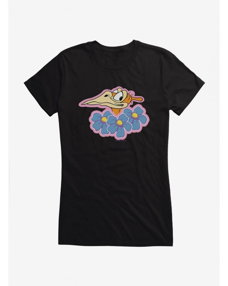 The Land Before Time Petrie Flowers Girls T-Shirt $8.57 T-Shirts