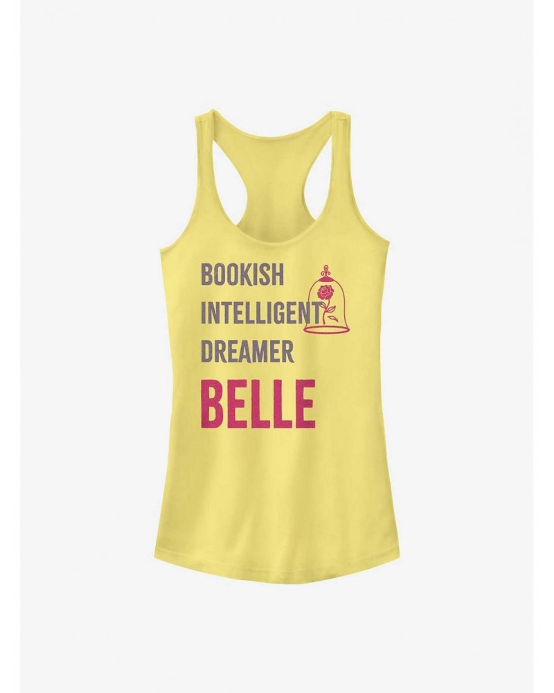 Disney Beauty And The Beast Belle List Girls Tank $8.57 Tanks