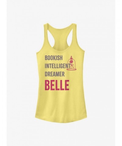 Disney Beauty And The Beast Belle List Girls Tank $8.57 Tanks