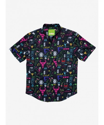 RSVLTS Invader Zim Operation Impending Doom 2 KUNUFLEX Short Sleeve Shirt $32.61 Shirts