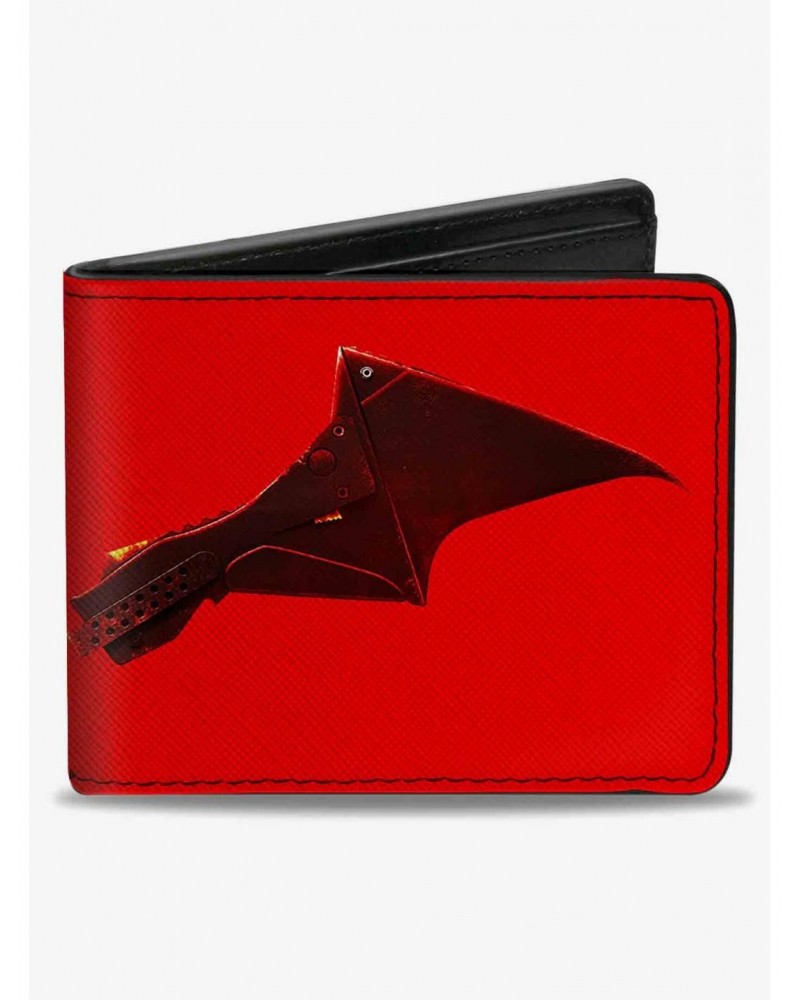 DC Comics The Batman Movie Bat Wings Weathered Bifold Wallet $7.94 Wallets