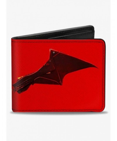 DC Comics The Batman Movie Bat Wings Weathered Bifold Wallet $7.94 Wallets