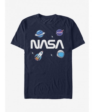 NASA Logo Space Emoji T-Shirt $9.37 T-Shirts