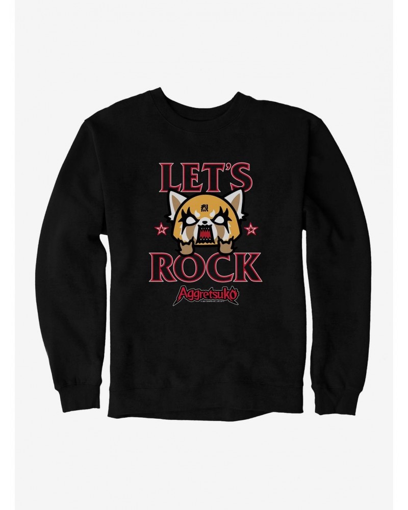 Aggretsuko Let's Rock Sweatshirt $11.22 Sweatshirts