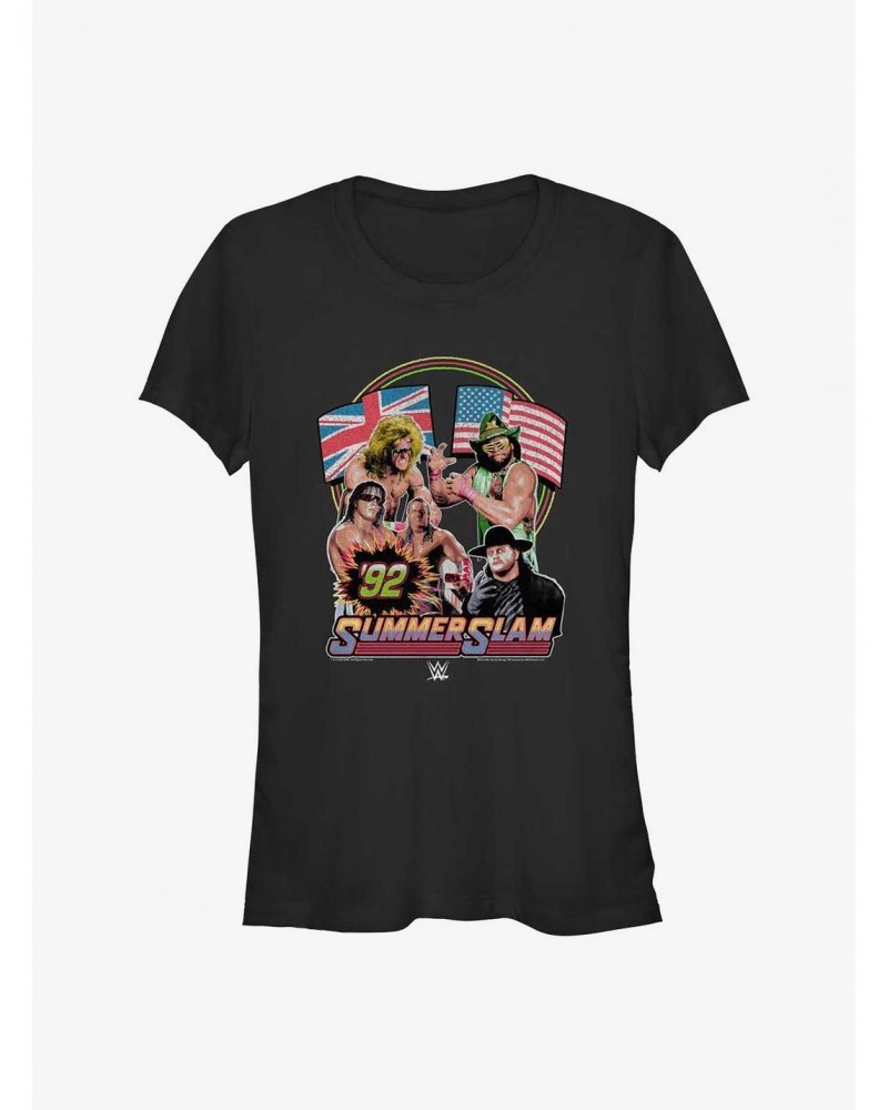 WWE Summerslam '92 Girls T-Shirt $7.97 T-Shirts