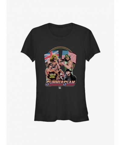 WWE Summerslam '92 Girls T-Shirt $7.97 T-Shirts