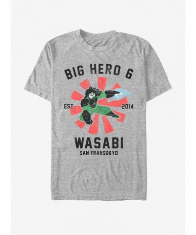 Disney Pixar Big Hero 6 Wasabi Collegiate T-Shirt $8.37 T-Shirts