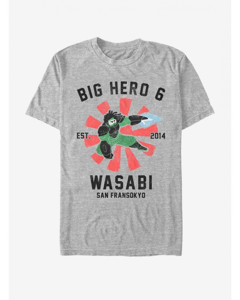 Disney Pixar Big Hero 6 Wasabi Collegiate T-Shirt $8.37 T-Shirts