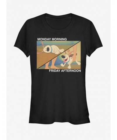 Disney Mulan Little Brother Monday And Friday Girls T-Shirt $8.37 T-Shirts