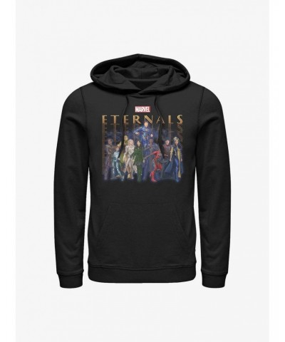 Marvel Eternals Group Repeating Hoodie $10.78 Hoodies