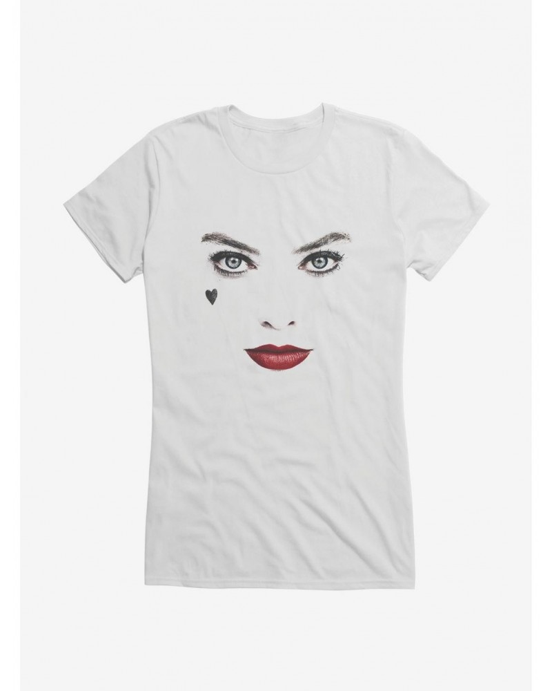 DC Comics Birds Of Prey Harley Quinn Face Girls T-Shirt $8.76 T-Shirts