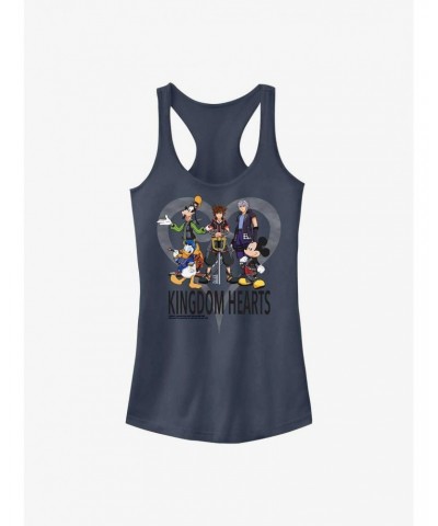 Disney Kingdom Hearts Heart Frame Girls Tank $7.57 Tanks