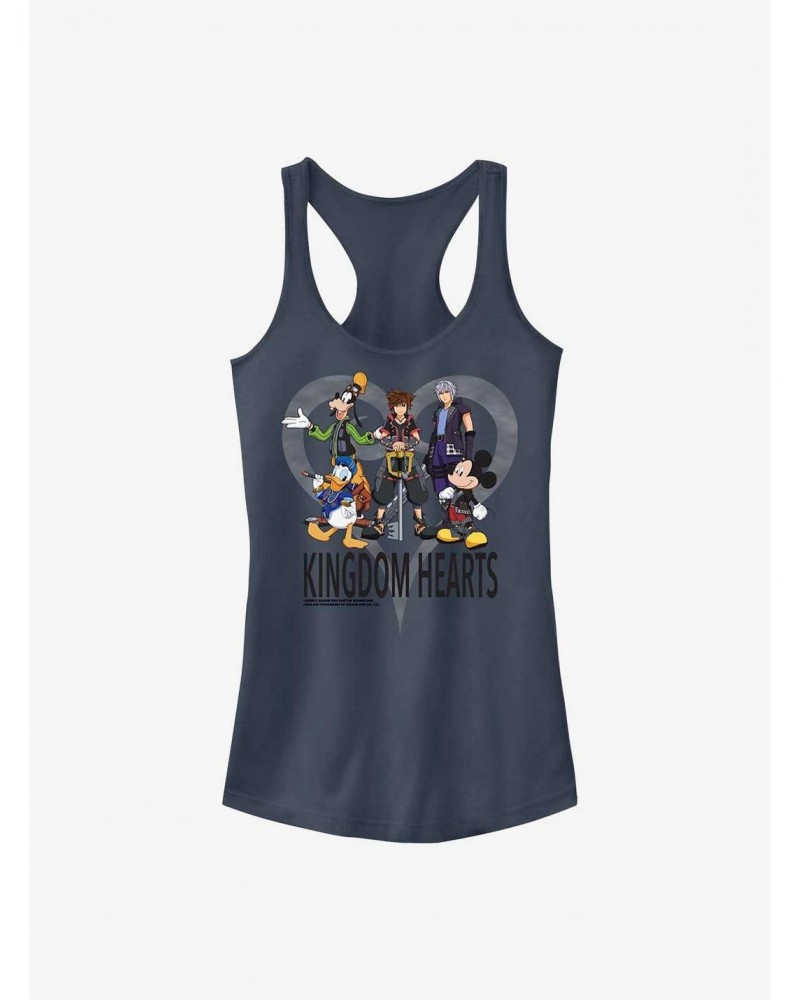 Disney Kingdom Hearts Heart Frame Girls Tank $7.57 Tanks