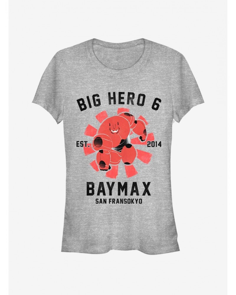 Disney Big Hero 6 Baymax Collegiate Girls T-Shirt $10.96 T-Shirts