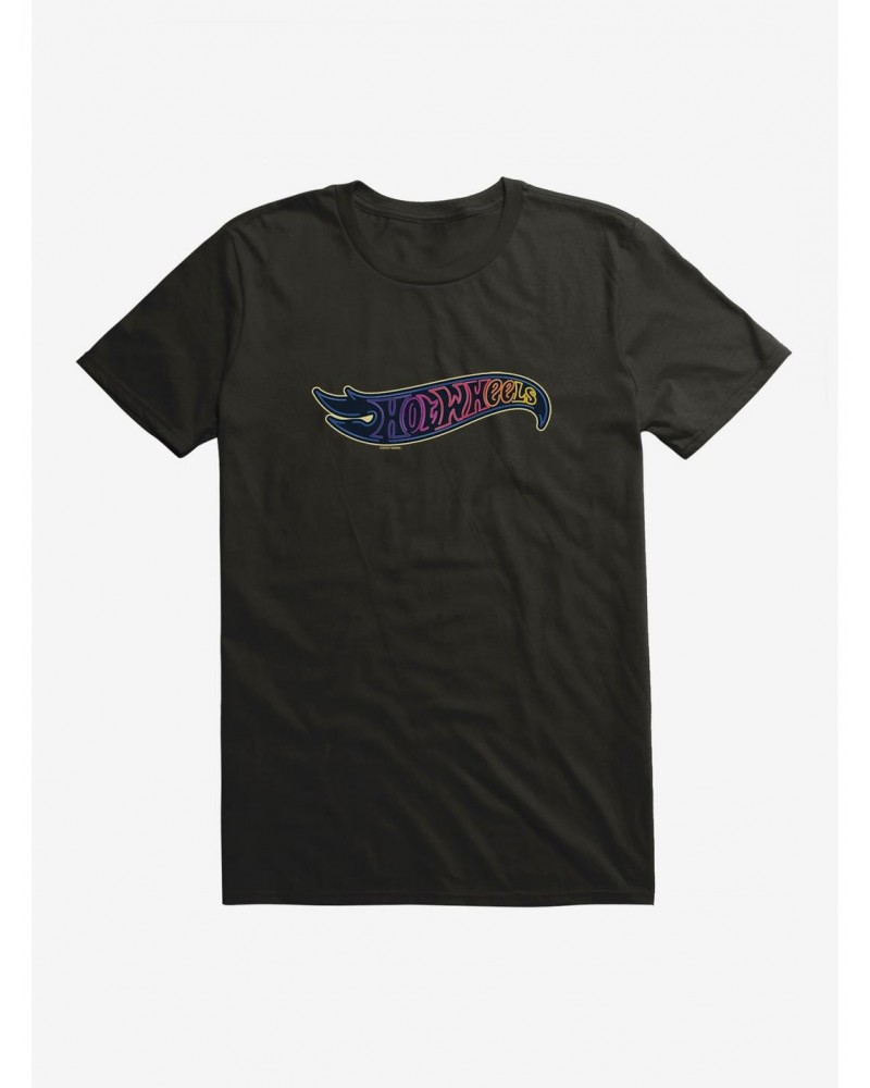 Hot Wheels Neon Bold Logo T-Shirt $8.60 T-Shirts