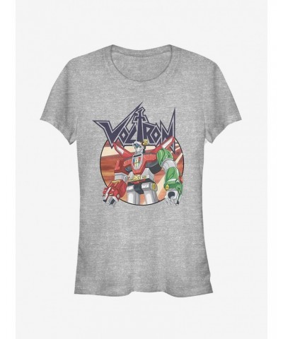 Voltron Robot Circle Girls T-Shirt $7.28 T-Shirts