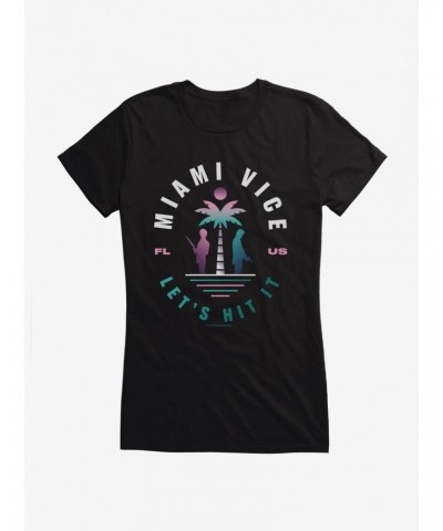 Miami Vice Hit It Script Girls T-Shirt $7.97 T-Shirts