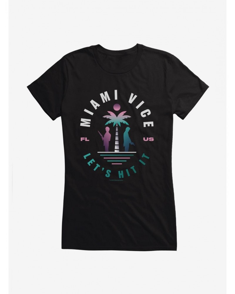 Miami Vice Hit It Script Girls T-Shirt $7.97 T-Shirts