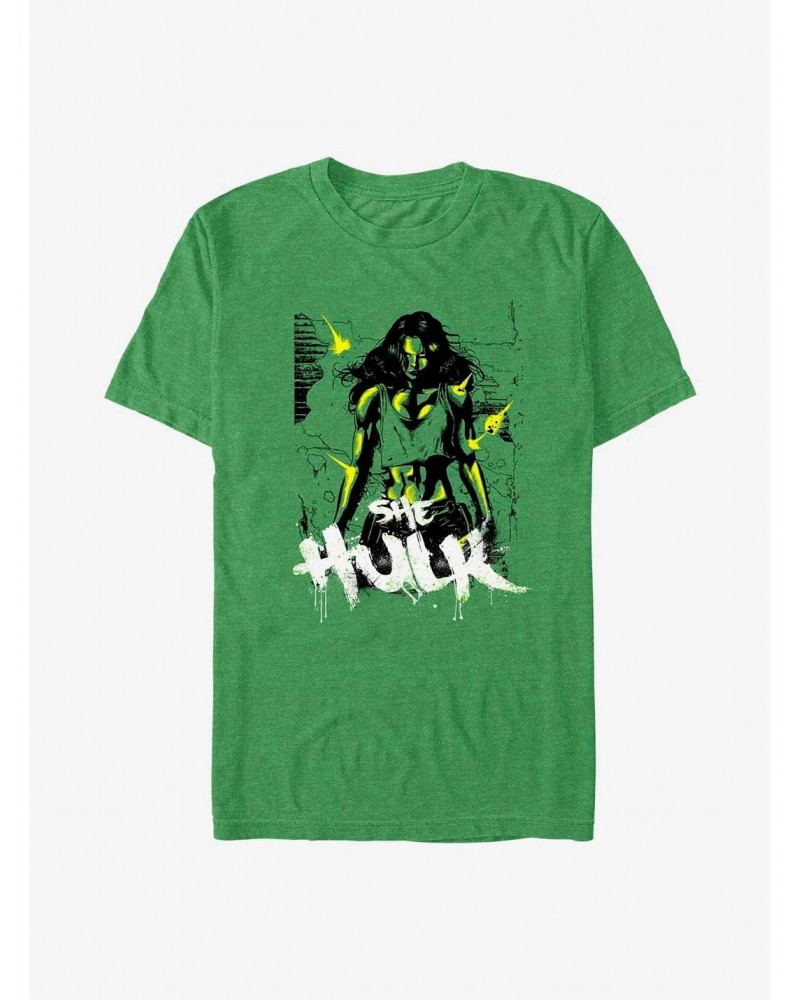 Marvel She Hulk Invincible Green T-Shirt $8.60 T-Shirts