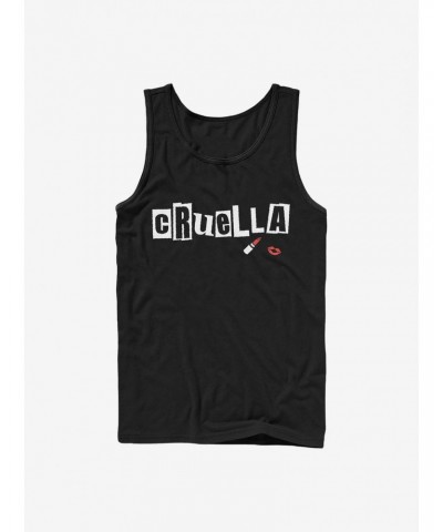 Disney Cruella Name Cut Out Letters Tank $9.71 Tanks