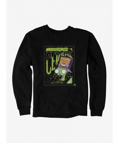 Invader Zim I Love This Cereal Sweatshirt $8.86 Sweatshirts