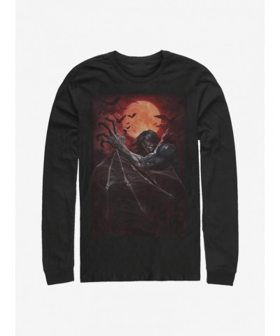 Marvel Morbius Painted Morbius Long-Sleeve T-Shirt $12.37 T-Shirts