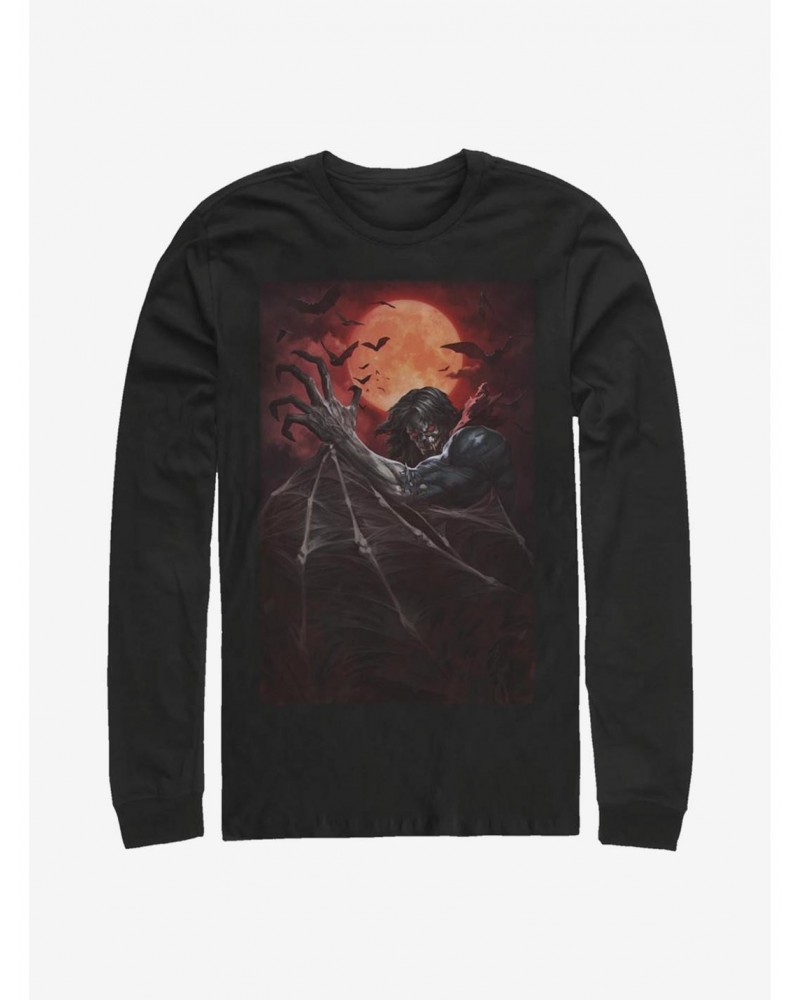 Marvel Morbius Painted Morbius Long-Sleeve T-Shirt $12.37 T-Shirts