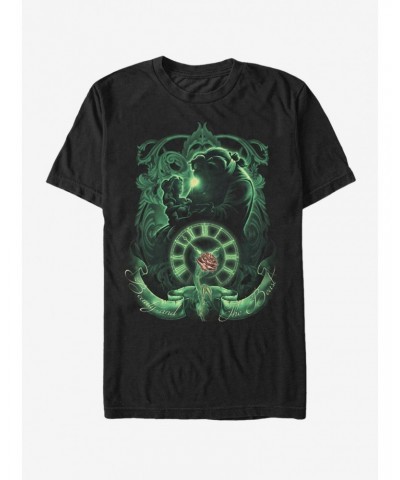 Disney Beauty And The Beast Green Time T-Shirt $7.65 T-Shirts