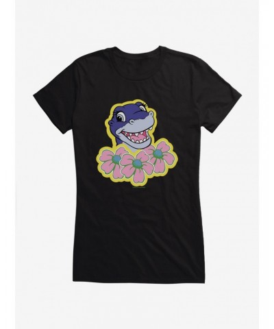 The Land Before Time Chomper Flowers Girls T-Shirt $8.57 T-Shirts