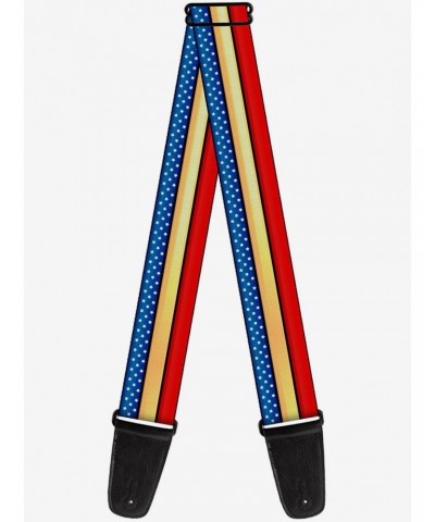 DC Comics Wonder Woman Stripe Stars Guitar Strap $8.22 Guitar Straps