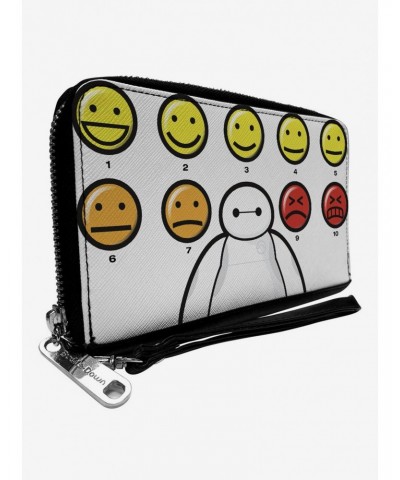 Disney Big Hero 6 Baymax Pain Scale Expressions Zip Around Wallet $19.69 Wallets