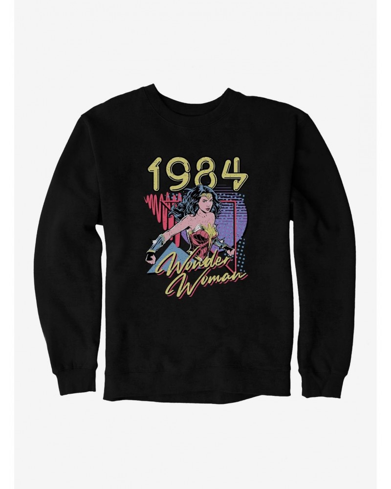 DC Comics Wonder Woman 1984 Retro Pop Art Sweatshirt $8.86 Sweatshirts