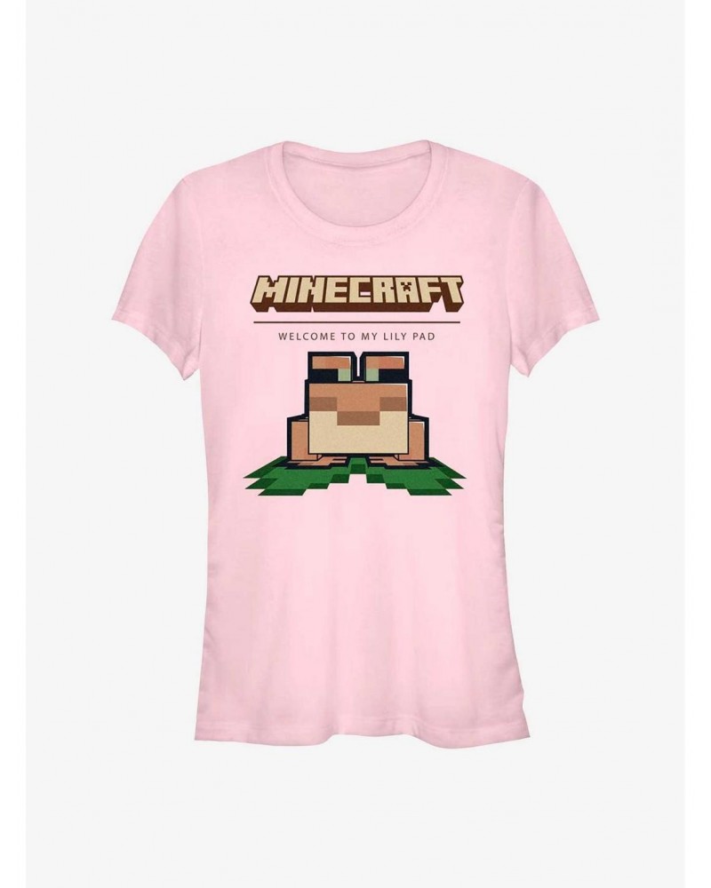 Minecraft Welcome Frog Girls T-Shirt $9.36 T-Shirts