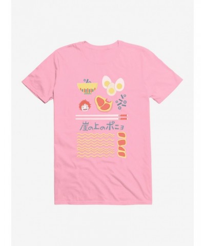 Studio Ghibli Ponyo Ramen Essentials T-Shirt $7.65 T-Shirts