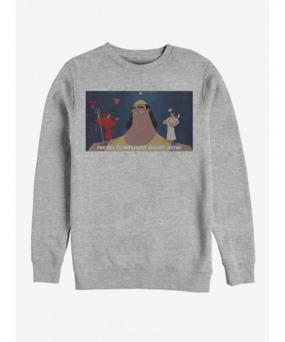 Disney The Emporer's New Groove So Confused Crew Sweatshirt $12.40 Sweatshirts