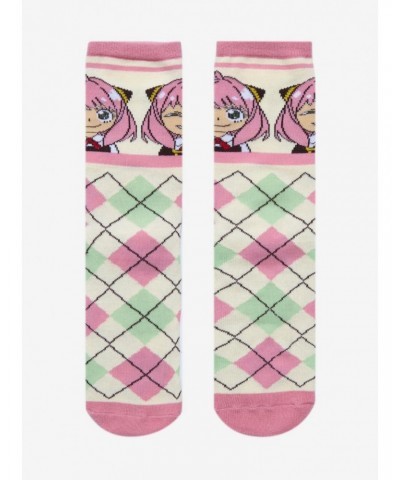 Spy X Family Anya Argyle Crew Socks $3.56 Socks