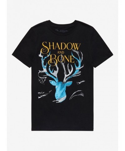 Shadow And Bone Boyfriend Fit Girls T-Shirt $8.72 T-Shirts