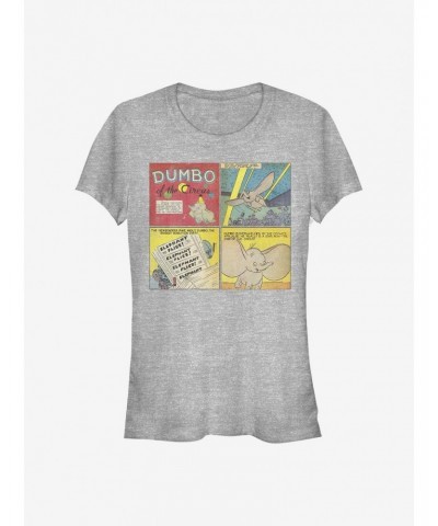 Disney Dumbo Comic Panel Girls T-Shirt $12.20 T-Shirts