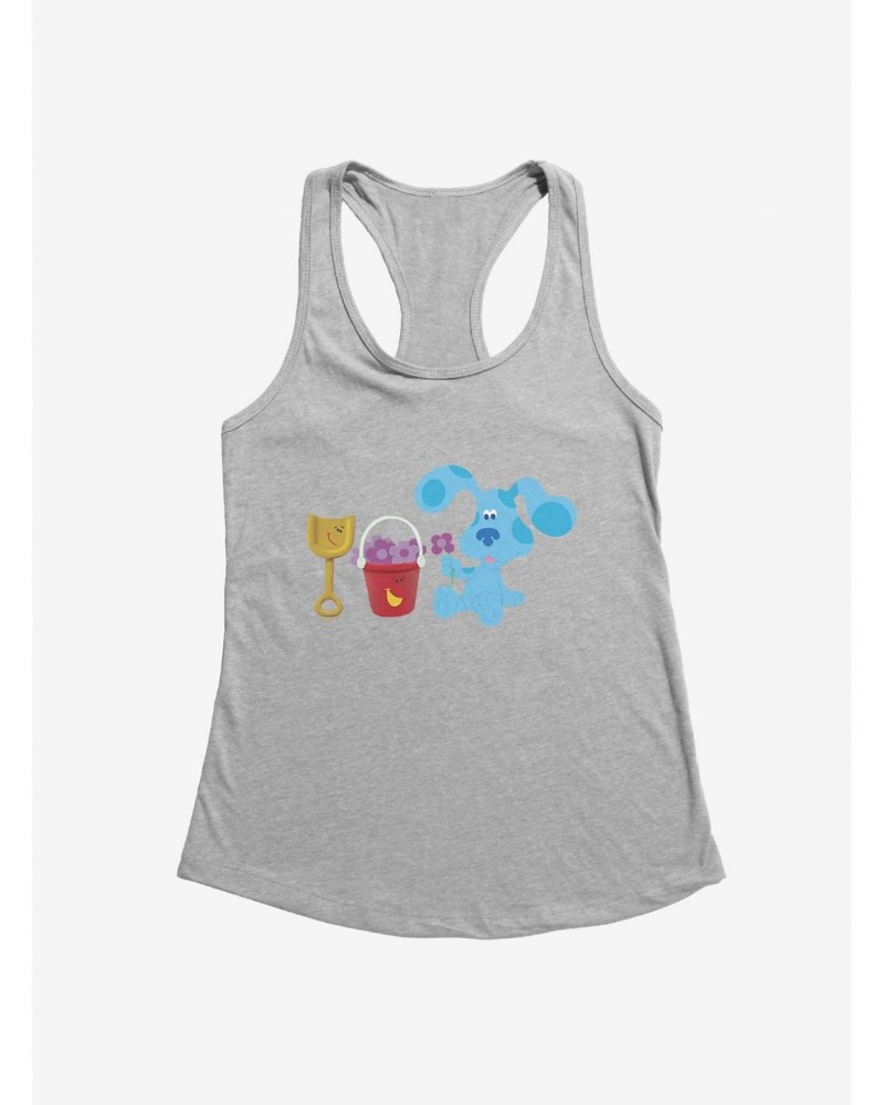 Blue's Clues Shovel And Pail Flower Picking Girls Tank $10.21 Tanks