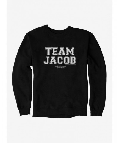 Twilight Team Jacob Collegiate Font Sweatshirt $14.76 Sweatshirts