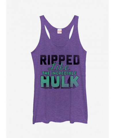 Hulk Ripped Like the Hulk Girls Tanks $8.70 Tanks