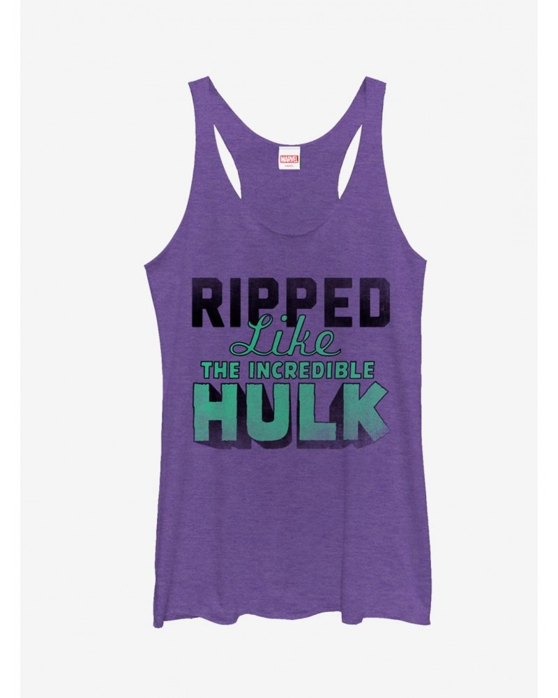 Hulk Ripped Like the Hulk Girls Tanks $8.70 Tanks