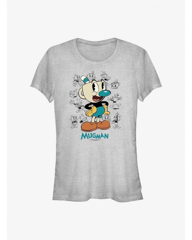 The Cuphead Show! Sketch Days Girl's T-Shirt $7.47 T-Shirts