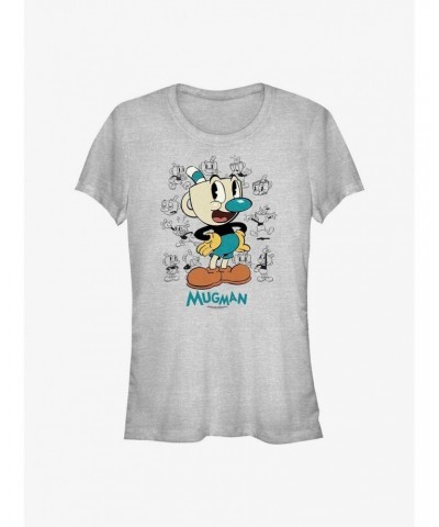 The Cuphead Show! Sketch Days Girl's T-Shirt $7.47 T-Shirts