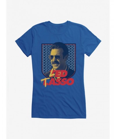 Ted Lasso Led Tasso Girls T-Shirt $6.77 T-Shirts