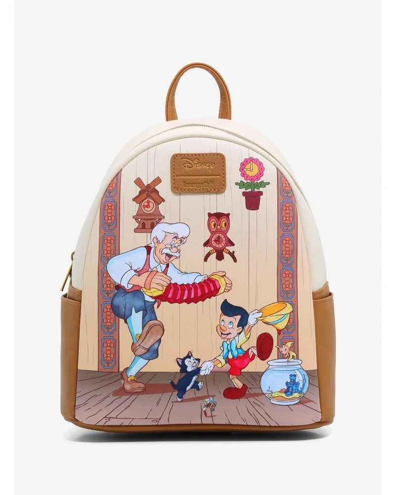 Loungefly Disney Pinocchio Dancing Mini Backpack $17.19 Backpacks