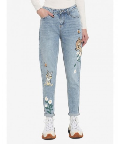 Disney Bambi & Thumper Mom Jeans $20.64 Jeans