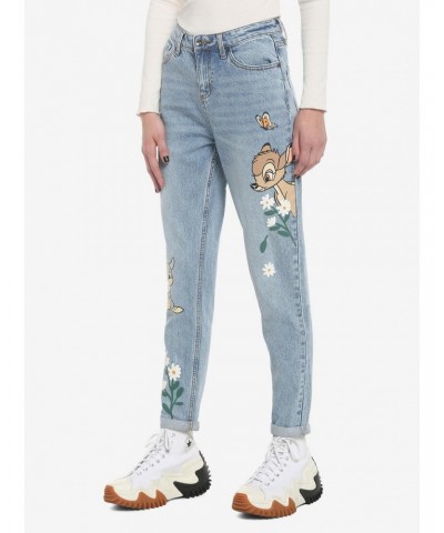 Disney Bambi & Thumper Mom Jeans $20.64 Jeans