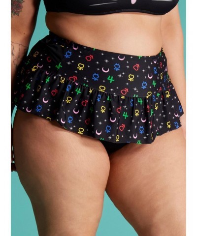 Sailor Moon Luna Symbols Skirted Swim Bottoms Plus Size $13.40 Bottoms